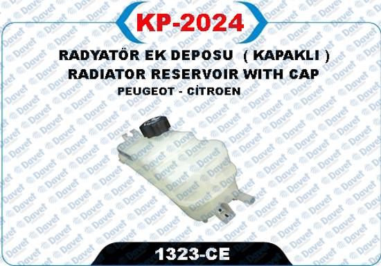 KAYA KP-2024 Radyator Ek Genlesme Su Deposu Kapakli Peugeot - Citroen